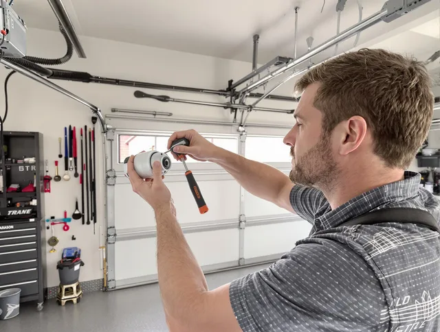 Garage door opener repair service by Norton Garage Door Repair in Norton