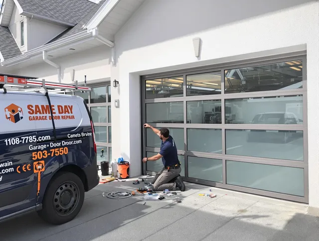 Same-day garage door repair service by Norton Garage Door Repair in Norton